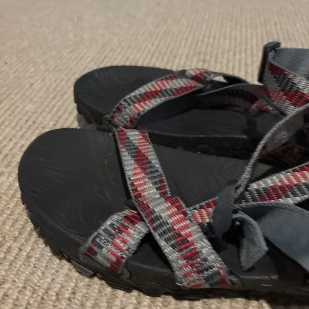 THE NORTH FACE Comfort Hiking Strappy Sandals Gray Orange Size men's US 12 - Picture 15 of 16